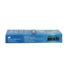 Unicare Maandlenzen +1.25 6 Stuks