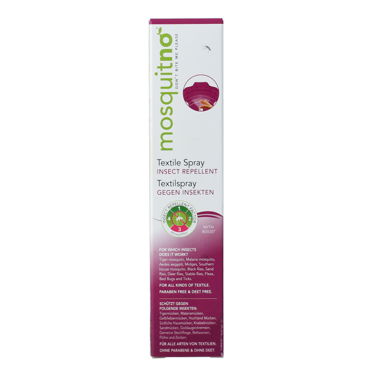 Mosquitno Insect textiel spray 50.00 Milliliter