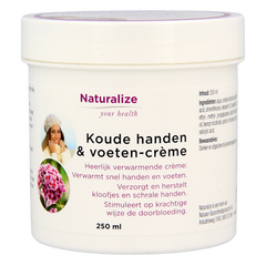 Naturalize Koude handen en voeten creme 250.00 Milliliter