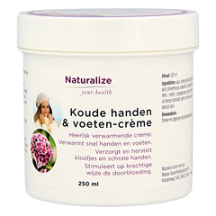 Naturalize Koude handen en voeten creme 250 Milliliter