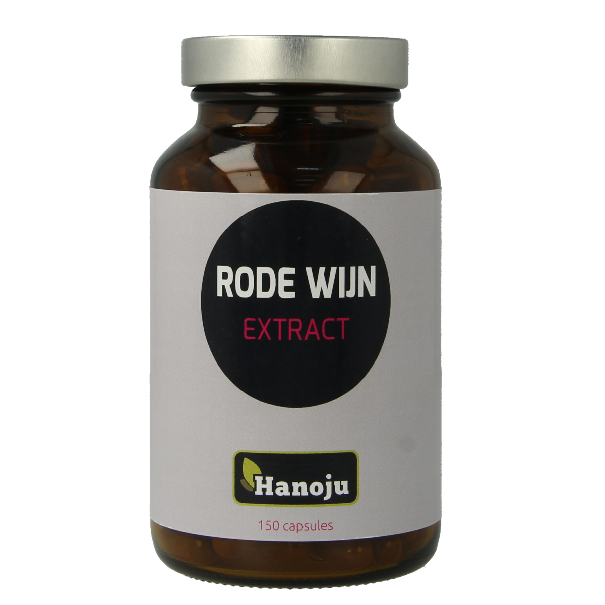 Hanoju Rode wijn extract 250mg 150.00 Vegetarische capsules