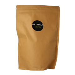 Hanoju Chlorella tabletten papier zak 2500 Tabletten