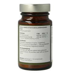 Hanoju Auricularia paddenstoel extract 90 Tabletten