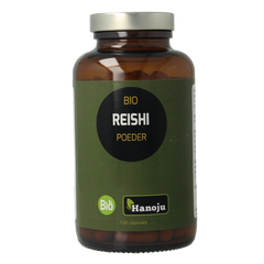 Hanoju Reishi paddenstoelen bio 150.00 Vegetarische capsules