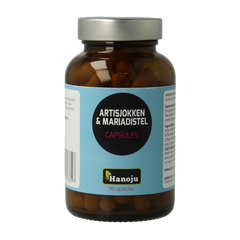 Hanoju Artisjok 200mg & mariadistel 200mg 90.00 Capsules