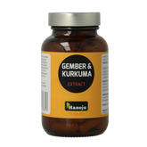 Hanoju Gember & kurkuma extract 90 Vegetarische capsules