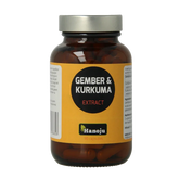 Hanoju Gember & kurkuma extract 90 Vegetarische capsules