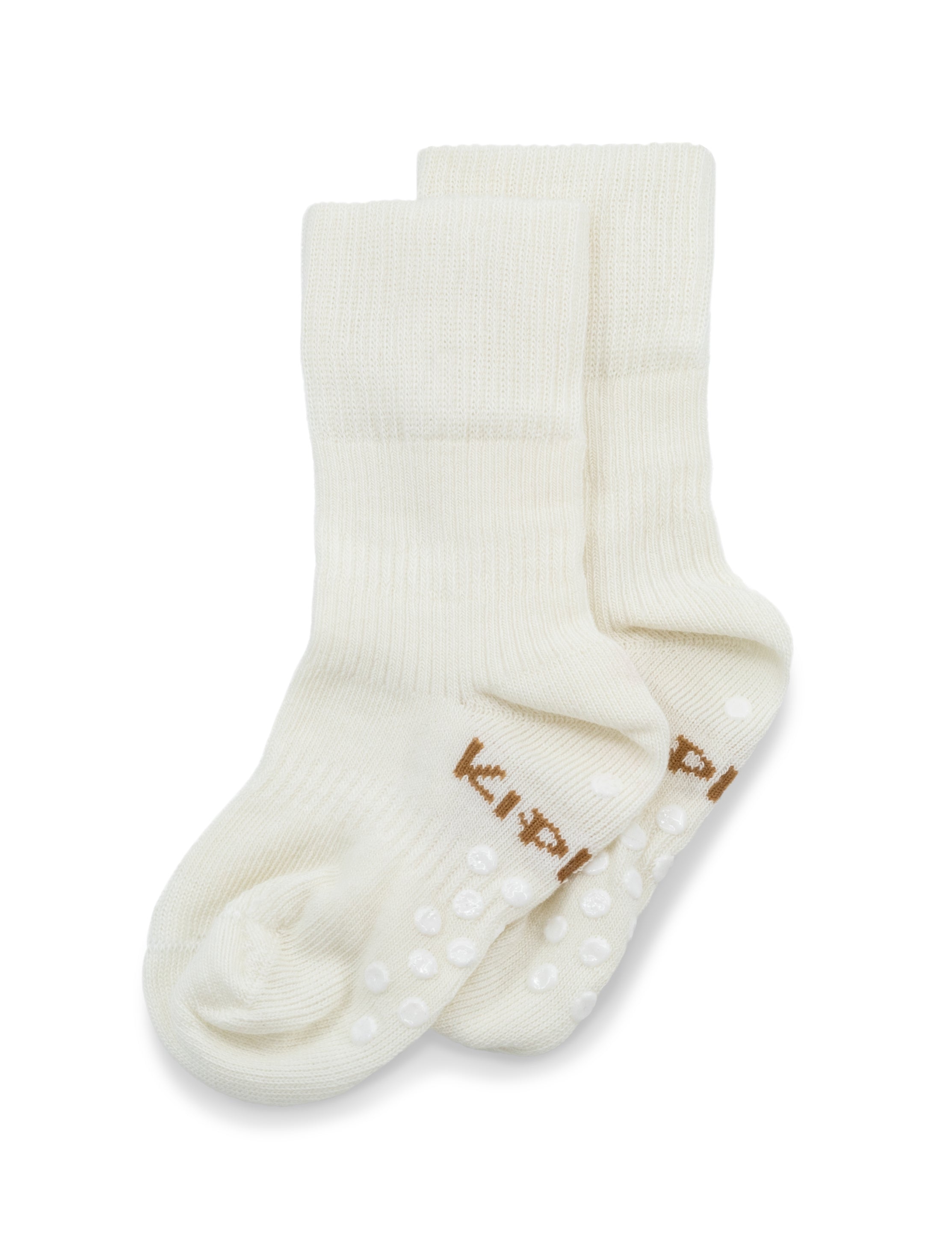 KipKep Blijf baby sokjes 12-28 mnd offwite/wit 1 Paar