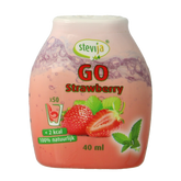 SteviJa Stevia limonadesiroop go strawberry 40 Milliliter