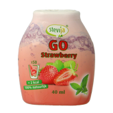 SteviJa Stevia limonadesiroop go strawberry 40.00 Milliliter