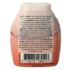 SteviJa Stevia limonadesiroop go strawberry 40 Milliliter