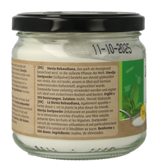 SteviJa Zoetpoeder - pot stevia 180 Gram