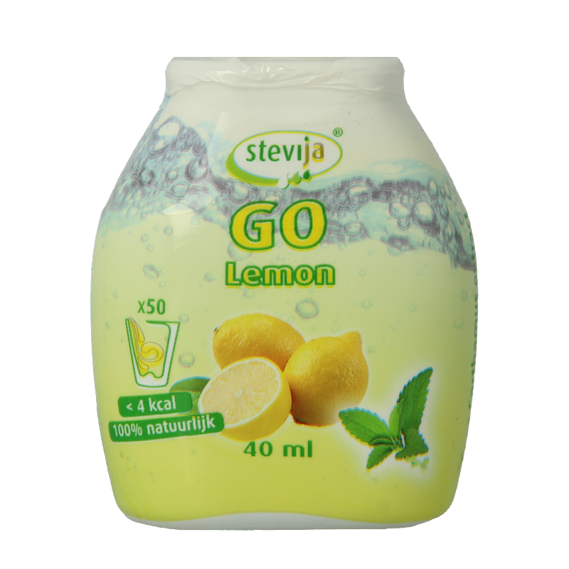 SteviJa Stevia limonadesiroop go lemon 40.00 Milliliter