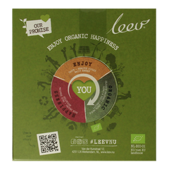 Leev Stroopwafel caramel glutenvrij bio 120 Gram