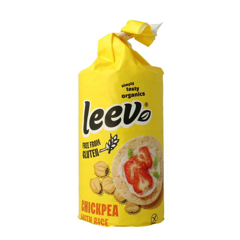 Leev Kikkererwten wafels glutenvrij bio 100.00 Gram