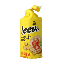 Leev Kikkererwten wafels glutenvrij bio 100 Gram