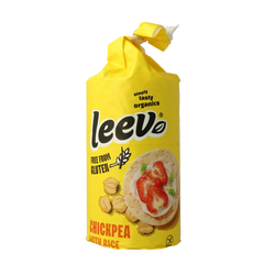 Leev Kikkererwten wafels glutenvrij bio 100.00 Gram
