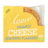 Leev Oude kaas qrackers lijnzaad bio 140 Gram