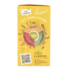 Leev Oude kaas qrackers lijnzaad bio 140 Gram