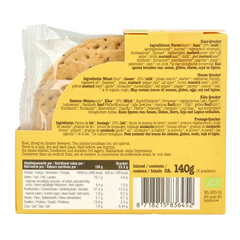 Leev Oude kaas qrackers lijnzaad bio 140 Gram