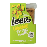 Leev Qrackers lowcarb 3 x 2 stuks bio 80 Gram