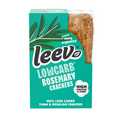 Leev Bio qrackers rosemary seasalt 3 x 2 stuks 6.00 Stuks