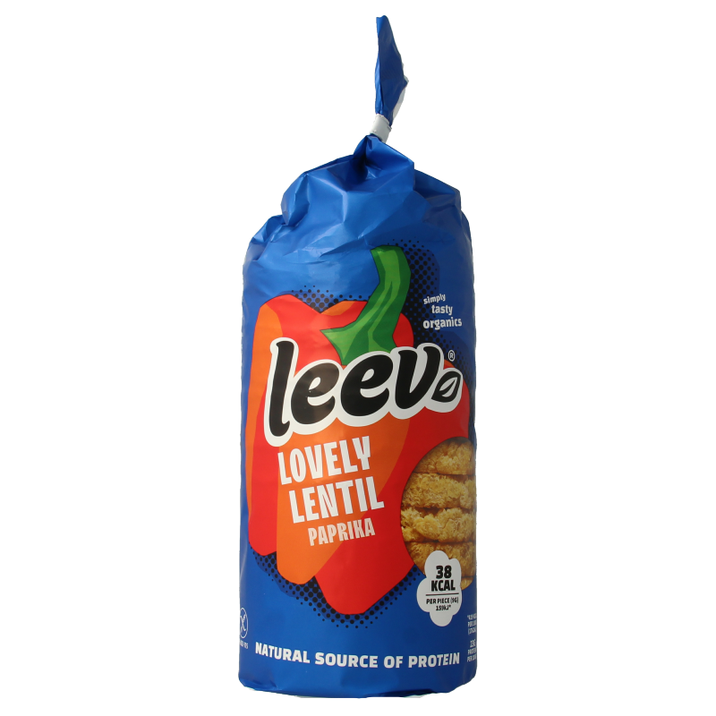 Leev Lovely lentil cakes paprika bio 117 Gram