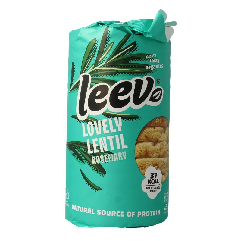 Leev Lovely lentil cakes rosemary bio 117 Gram