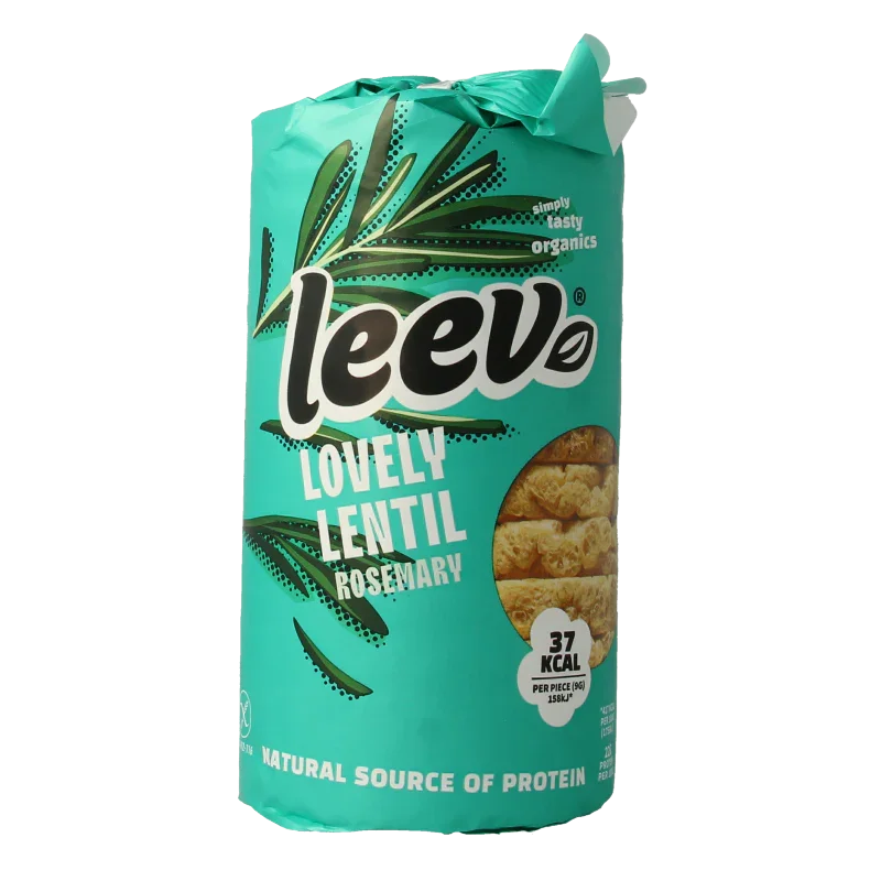 Leev Lovely lentil cakes rosemary bio 117 Gram