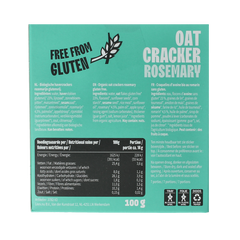 Leev Havercracker rozemarijn free from gluten bio 100 Gram