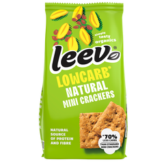 Leev Lowcarb mini crackers natural bio 85.00 Gram