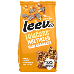 Leev Lowcarb mini crackers multiseeds bio 85.00 Gram