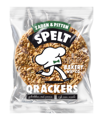 Leev Qrackers spelt zaden/pitten bio 44.00 Gram