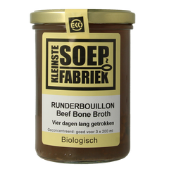 Kleinstesoepfabriek Runderbouillon bio 400 Milliliter