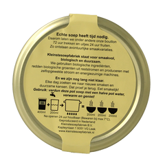 Kleinstesoepfabriek Acqua cotta Toscaanse minestronesoep bio 400 Milliliter