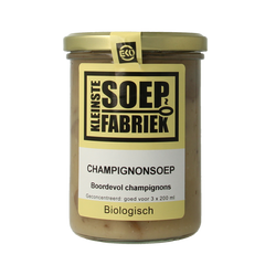 Kleinstesoepfabriek Champignonsoep bio 400.00 Milliliter
