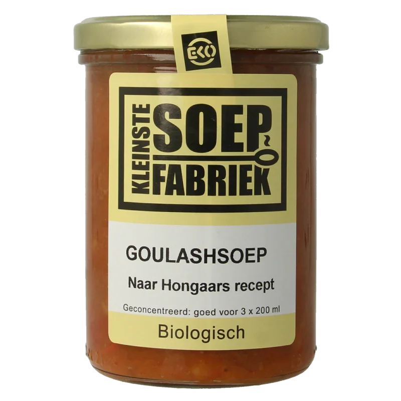 Kleinstesoepfabriek Goulash soep bio 400 Milliliter