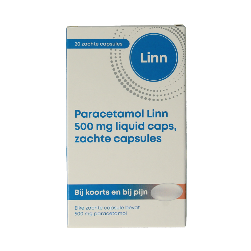 Linn Paracetamol 500mg liquid caps 20 Capsules