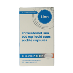 Linn Paracetamol 500mg liquid caps 20 Capsules