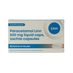 Linn Paracetamol 500mg liquid caps 20 Capsules