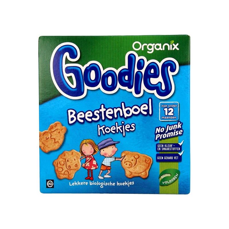 Organix Goodies Boerderijdieren koekjes 1+jr bio 100 Gram