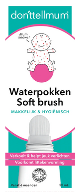 Donttellmum Waterpokken soft brush 50 Milliliter