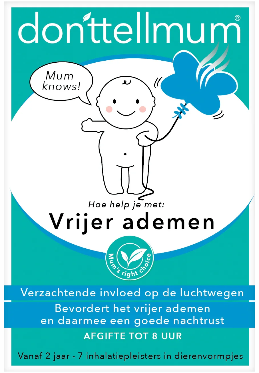 Donttellmum Inhalatiepleister vrijer ademen 7 Stuks