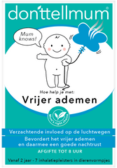 Donttellmum Inhalatiepleister vrijer ademen 7.00 Stuks