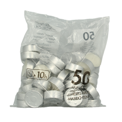 Bolsius Maxi licht neutraal 10uur zak 50 Stuks