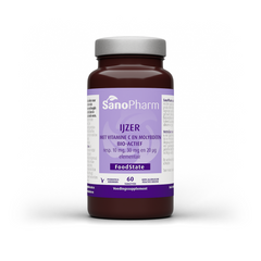 SanoPharm IJzer 10 mg & moly 20 mcg & C 30 mg 60 Tabletten