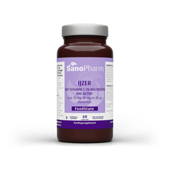 SanoPharm IJzer 10 mg & moly 20 mcg & C 30 mg 60 Tabletten