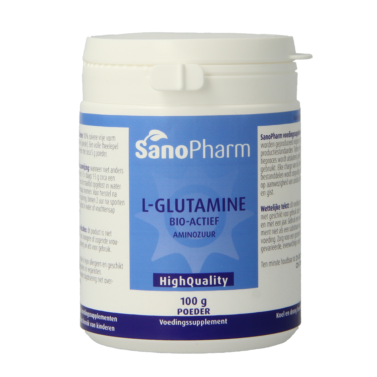 SanoPharm L-Glutamine 100.00 Gram