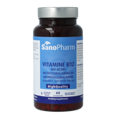 SanoPharm Vitamine B12 methyl adenosylcobalamine 500mcg 60.00 Zuigtabletten