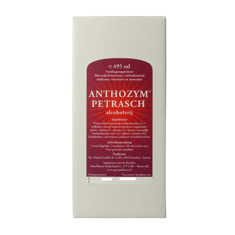 Petrasch Anthozym alcoholvrij 495 Milliliter